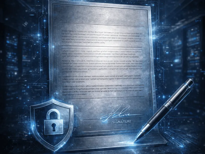 This document outlines service scope, responsibilities, limitations, and infrastructure governance principles.