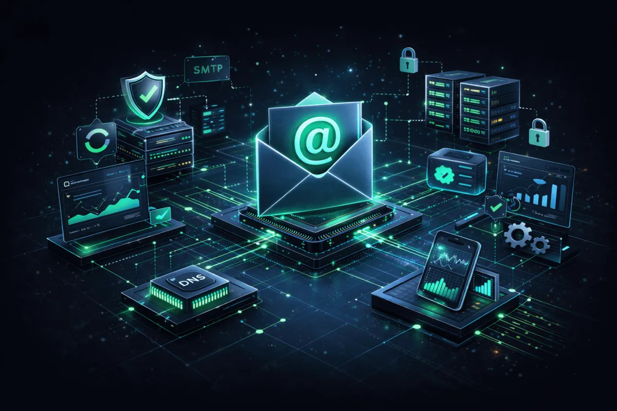 We design and implement secure, high-reliability email infrastructures that ensure deliverability, authenticity, and operational transparency.