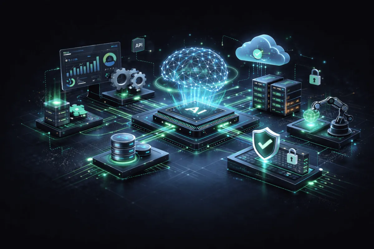 We integrate intelligent AI-driven capabilities into digital systems to enhance automation, decision-making, and operational efficiency.